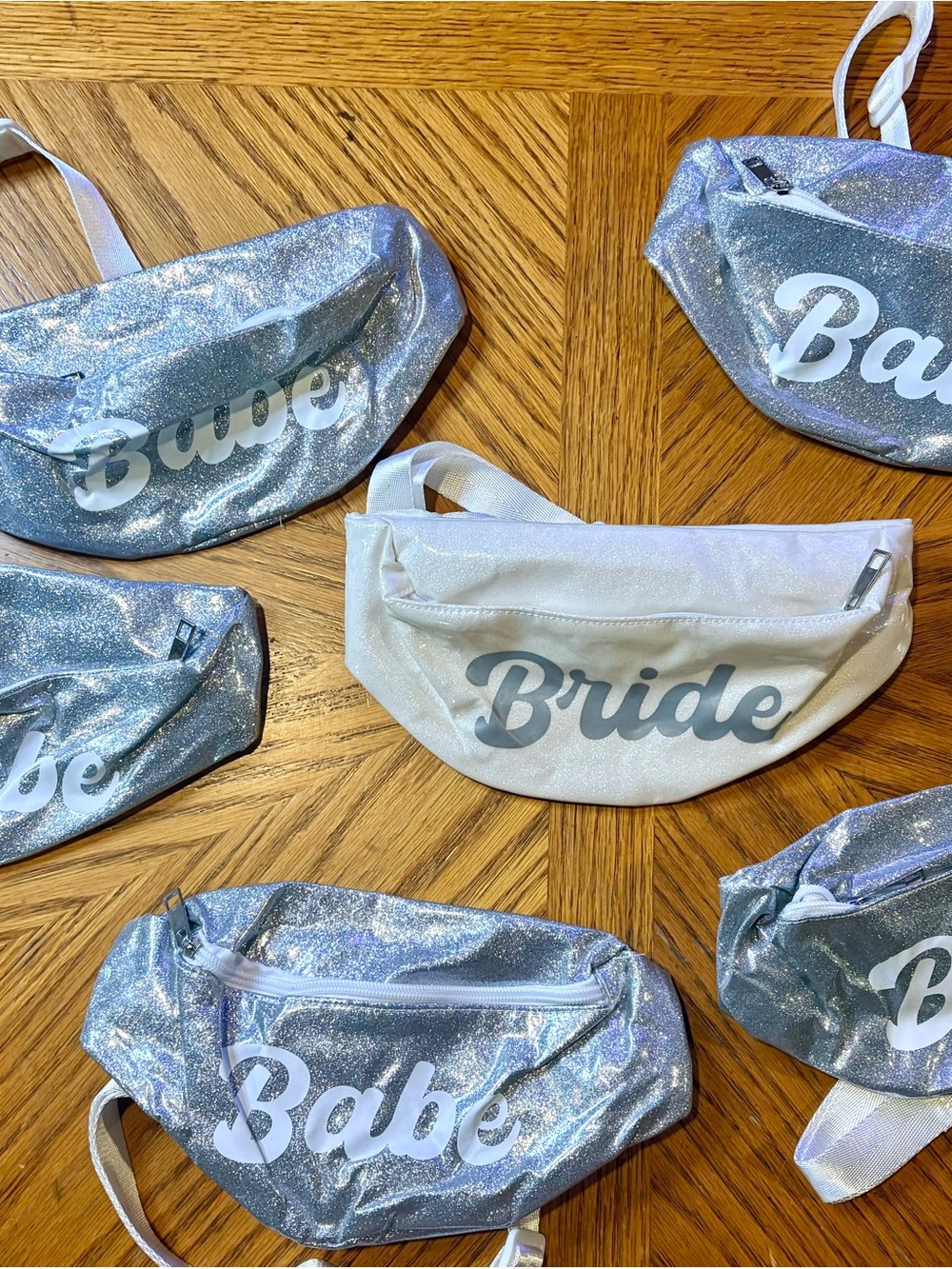 Glitter Fanny Packs for Bridal Party